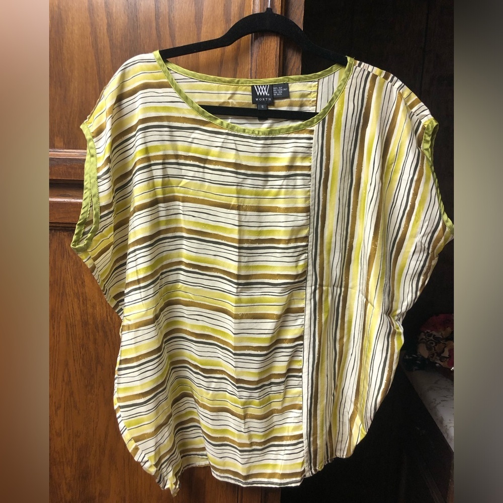 WORTH SILK SHIRT SIZE SMALL
